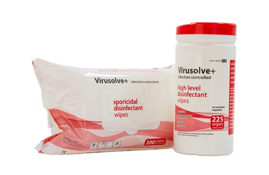 Virusolve+® Sporicidal HLD Wipes