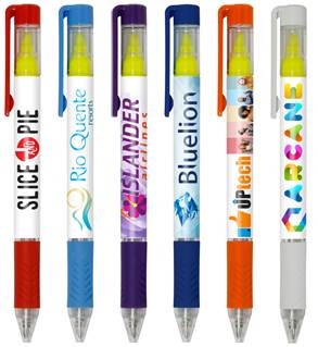 Branded 3 in 1 Highlighter Pen