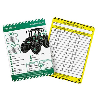 Tractor Tag Insert