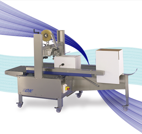 Supertaper ST1X Semi-Automatic Case Sealer with Case Forming & Pack-Station