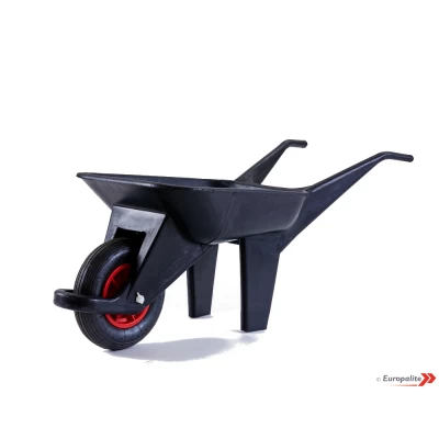 Plastic Wheelbarrow with Pneumatic Tyre