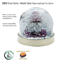 DS08 Snow Dome - Metallic Base