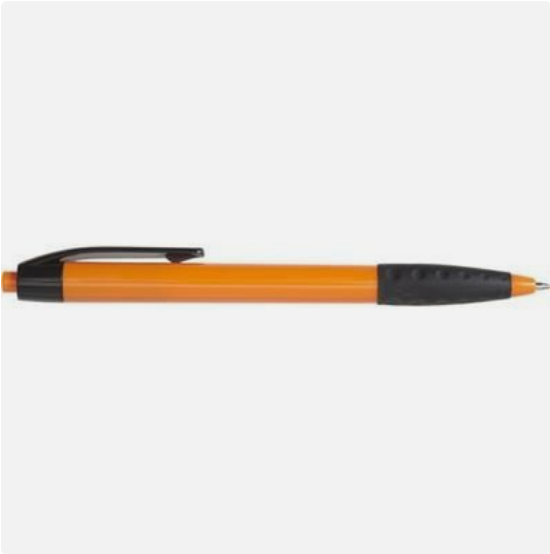 Plastic Ball Pen in Orange