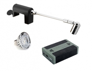 Battery Powered LED Clamp Spotlights