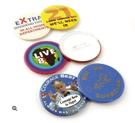77mm Personalised Button Badges