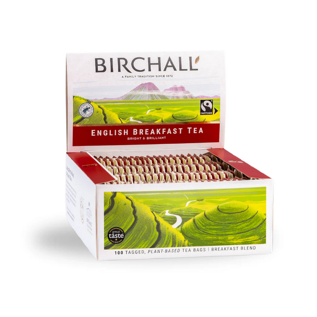 Birchall English Breakfast Tagged Tea Bags (100) 