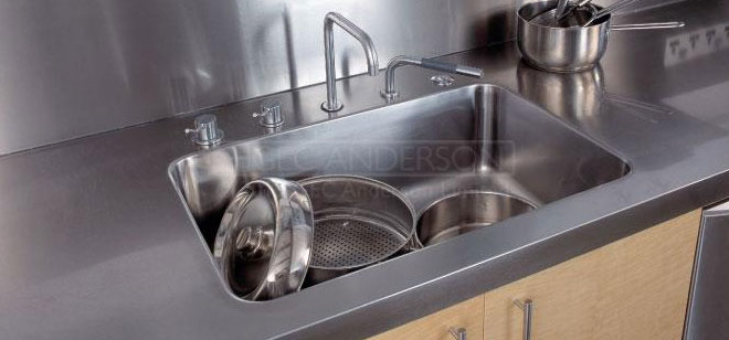 Integrated Stainless Steel Sinks
