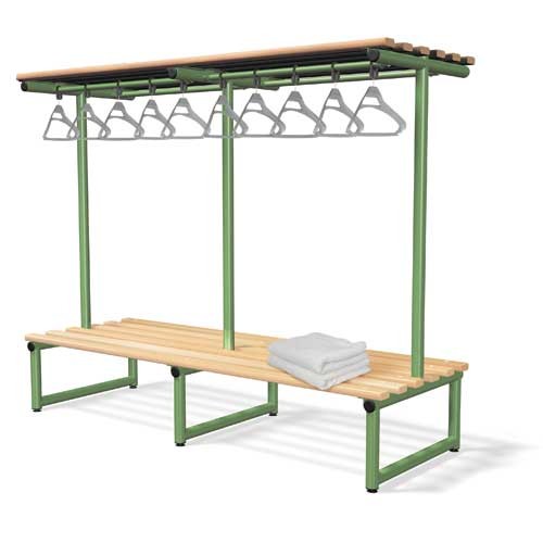     Double Sided Bench Integrated Cloak Hanger
