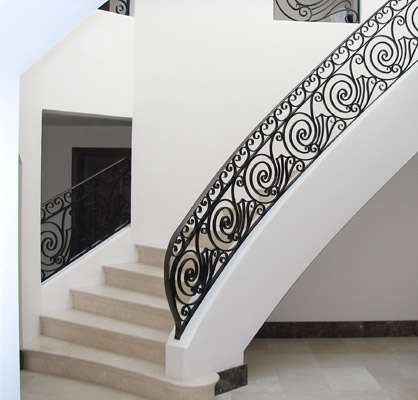 Curved Staircase Balustrading
