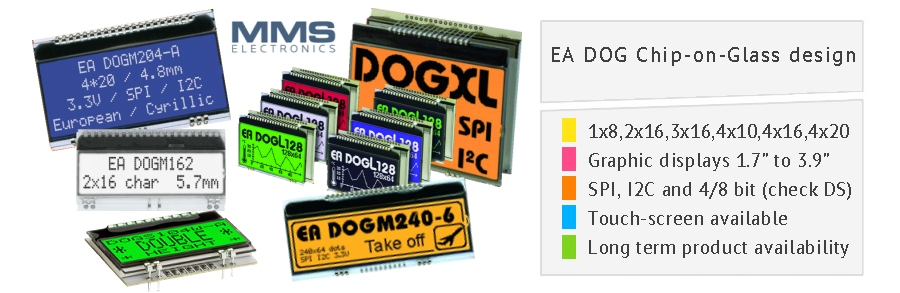 EA DOG COG Displays