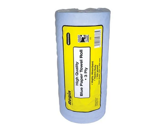 Blue Paper Towel Roll - 3ply - 100 Sheets 