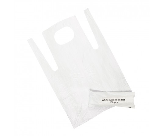 Disposable Aprons White Roll of 200