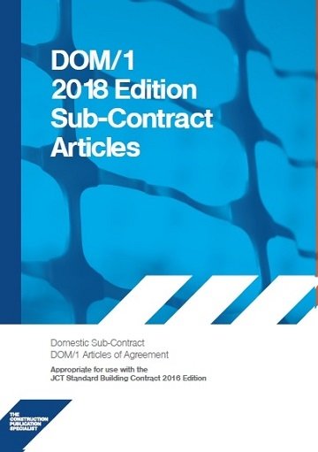 2018 DOM1A Domestic Subcontract – Articles of Agreement