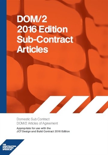 2018 DOM2A Domestic Subcontract – Articles of Agreement