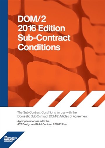 2018 DOM2C Domestic Subcontract – Conditions