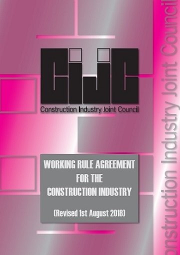 CIJC Working Rule Agreement 2018
