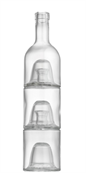 250ml Impilable (Stackable) Glass Bottles - 9 Sets