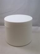 200g White Plastic Straight Sided Jar
