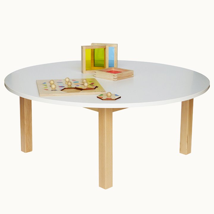 Wooden Table Round (Laminate top)