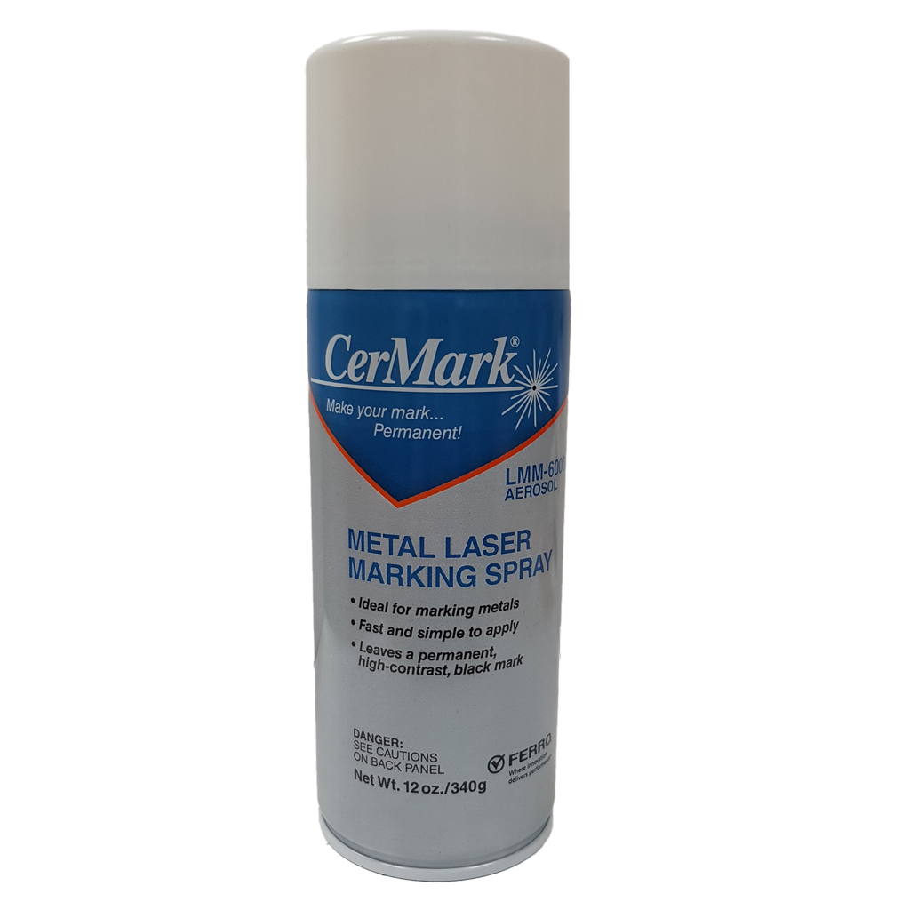 Cermark® LMM-6000 Laser Metal Marking Spray Can 340g, 12oz