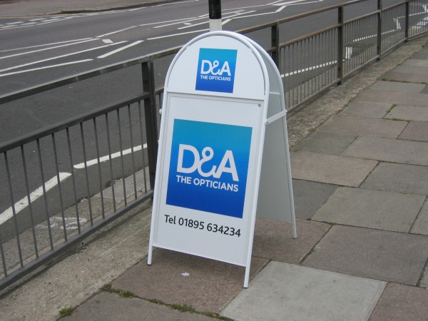 Pavement signs and A-boards