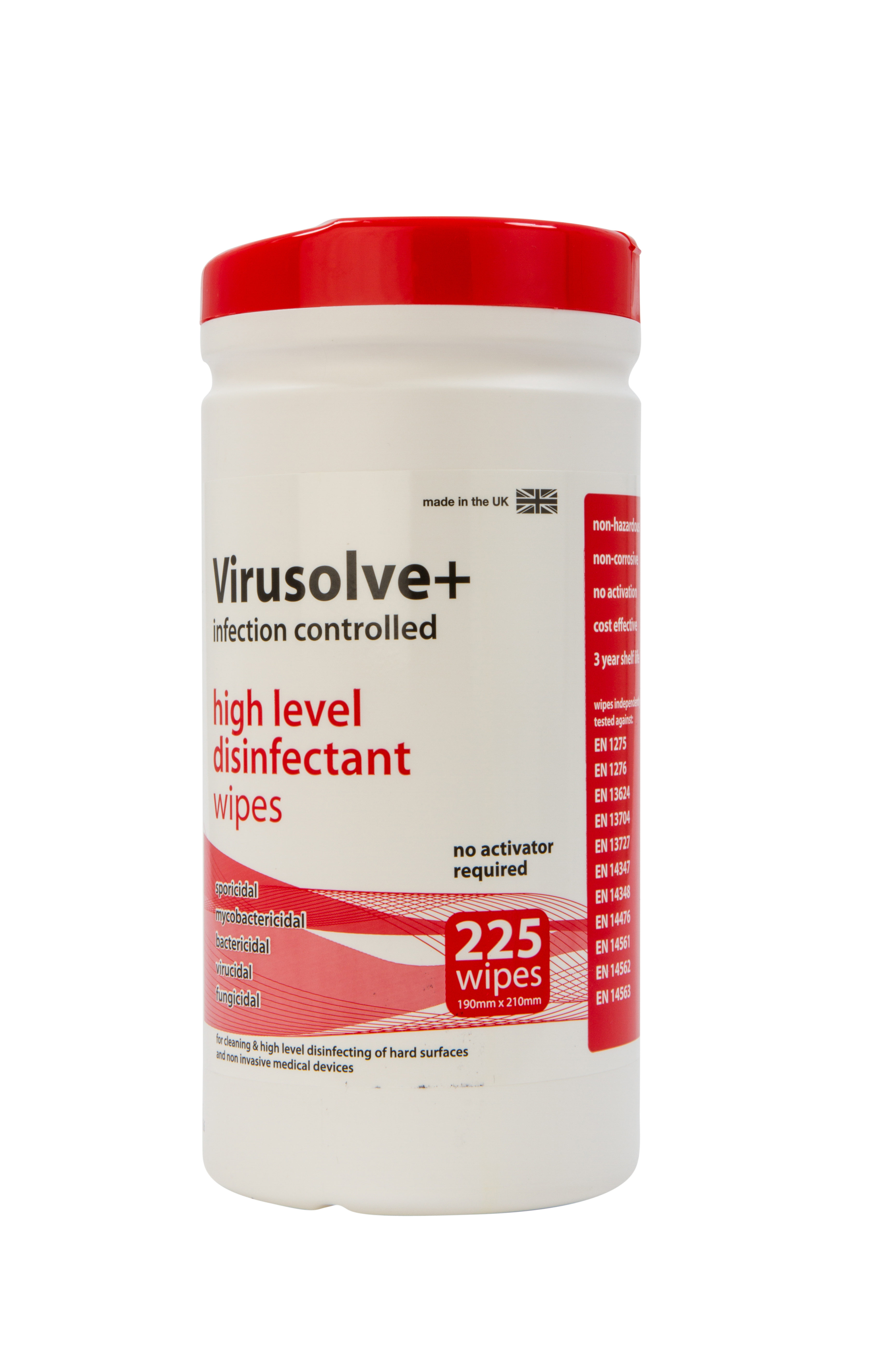 Virusolve+ Disinfectant Wipes