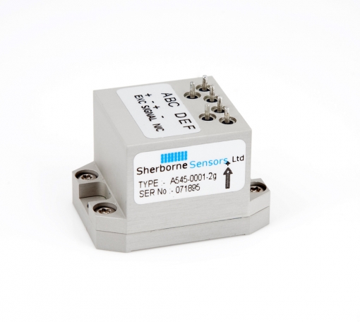 A545 Series DC-Operated, Bi-axial & Tri-axial Linear Accelerometers, ±2g to ±100g