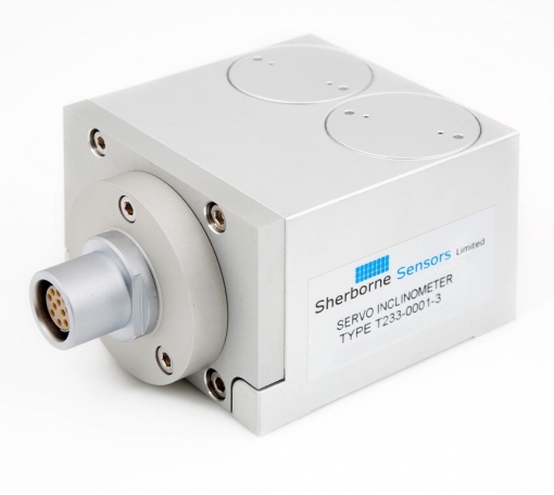 T233/T235 Dual Axis Rugged Servo Inclinometer, ±1° to ±90°