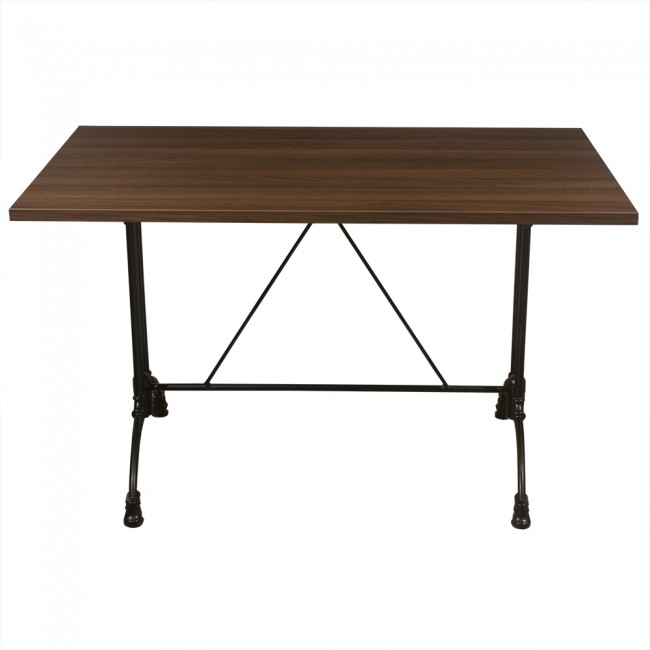 Walnut Complete Continental 4 Seater Table