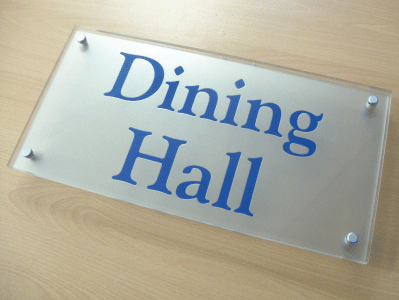 Glass Effect Signs