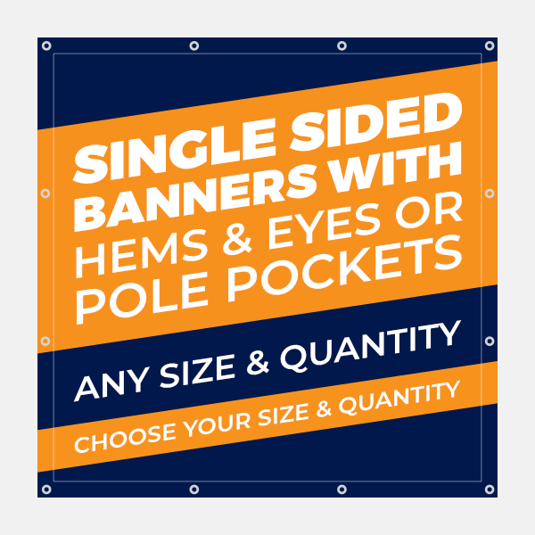PVC Banners – Single Sided