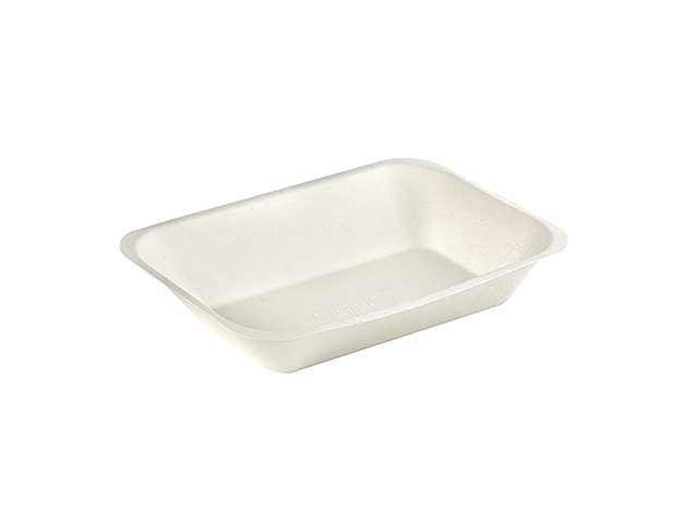 Compostable chip tray