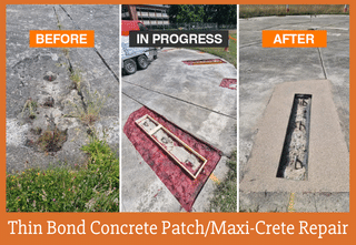 Thin Bond Concrete Patch Repair