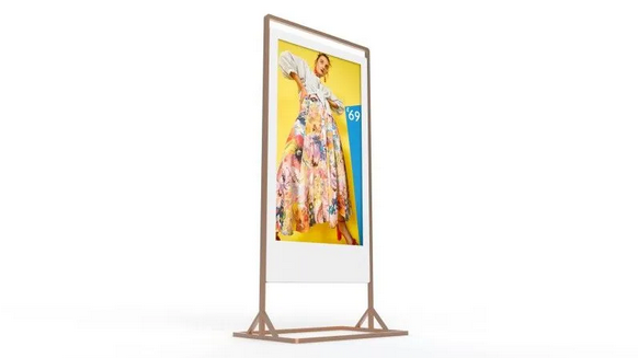  Superslim Freestanding Double-Sided Digital Posters