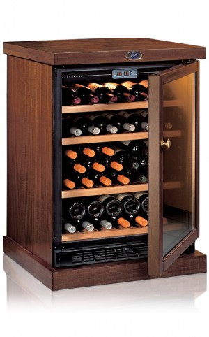 Wood Panel Wine Cabinet