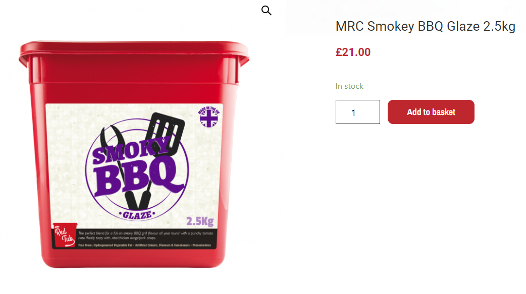 MRC Smokey BBQ Glaze 2.5kg