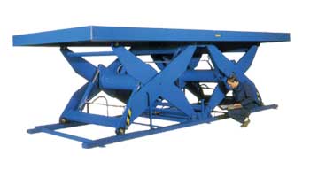 Double horizontal Scissor lift and platform lift table