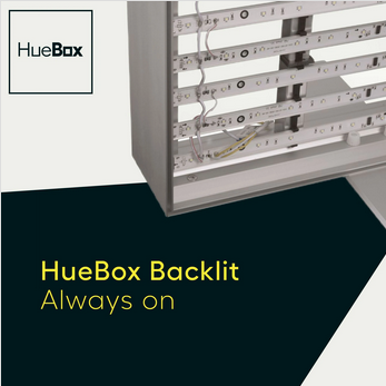 HueBox Modular Fabric Frame Lightbox Backlit