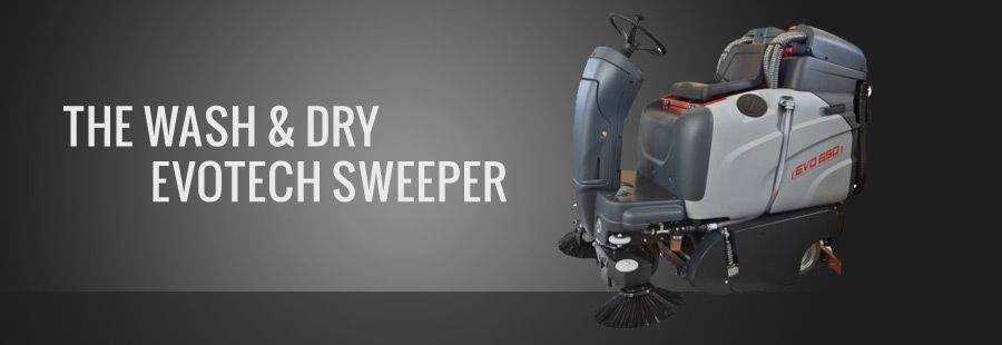 Evotech Sweeper Scrubber Machine