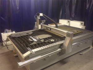 Large format CNC plasma cutter