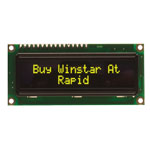 Winstar WEH001602ALPP5N00001 16x2 OLED Display, Yellow 80x36x10mm