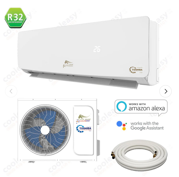 LUX AIR Air Con Heat Pump Inverter System - 2.5kW (9000btu)
