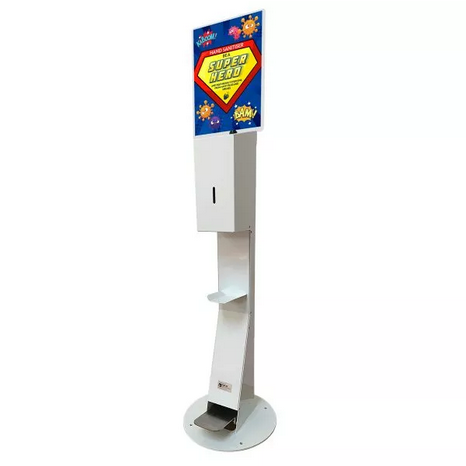 Children's Hand Sanitiser Dispenser Stand (Foot Pedal)
