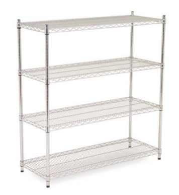 Chrome Wire Shelving - Customise your bay