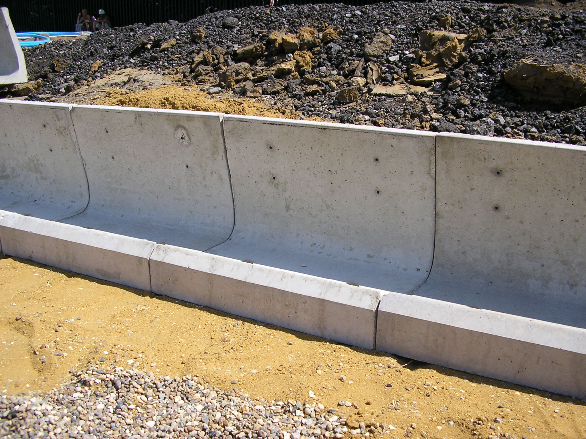 County Concrete Bowls Ditch Channel