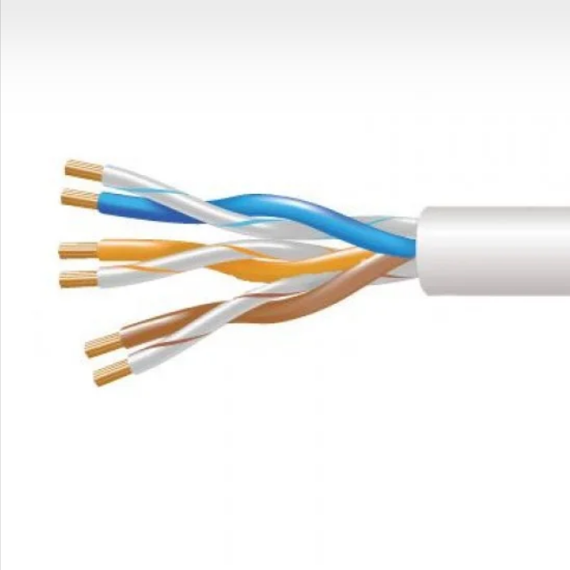 3 Pair White Telephone Cable