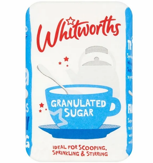 Whitworths Granulated Sugar 1kg x 15