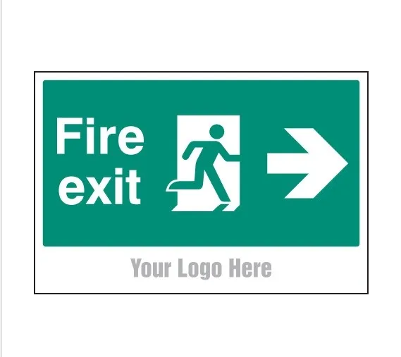 Fire exit, Site Saver Sign 600x400mm