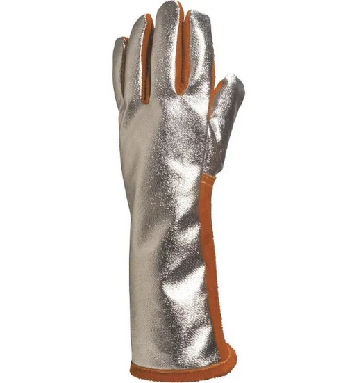 Leather Hide Welders Glove/Aluminised Back