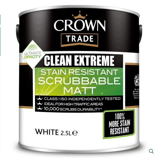 Crown Trade Clean Extreme Scrubbale Matt 2.5L
